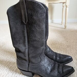 Rios of Mercedes Black and Tan Leather Boots